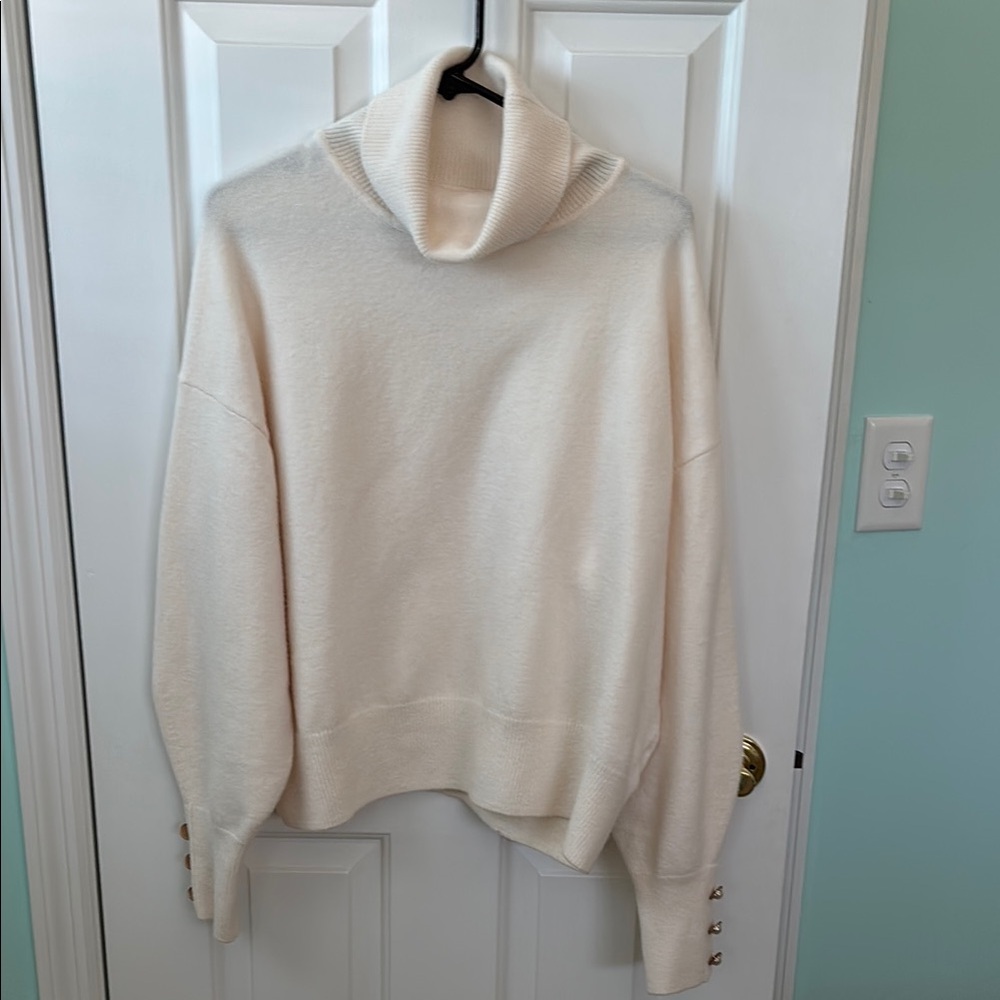 Cozy Cream Turtleneck Sweater